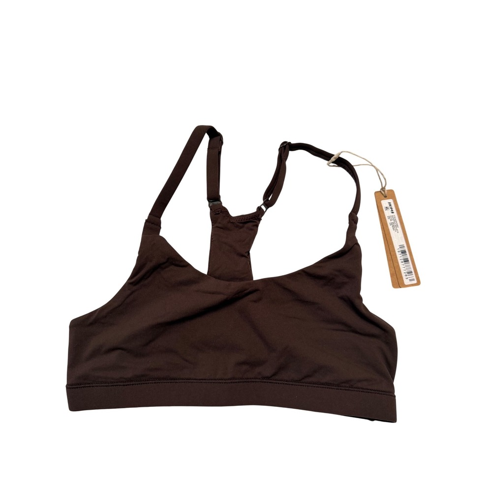 SKIMS Fits Everybody‎ Crossover Bralette Brown XXS Adjustable Racerback